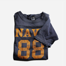 Load image into Gallery viewer, 1980's "CHAMPION" FOOTBALL T-SHIRT (SZ MEDIUM / NAVY)