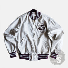Load image into Gallery viewer, 1960's "CHAMPION" COTTON SPORTS JACKET (SZ MEDIUM / NATIVE FLOCK PRINT)