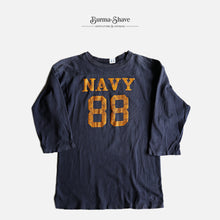 Load image into Gallery viewer, 1980's "CHAMPION" FOOTBALL T-SHIRT (SZ MEDIUM / NAVY)