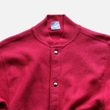 Load image into Gallery viewer, 1990's "CHAMPION" SNAP CARDIGAN (SZ MEDIUM / RASPBERRY / GOOD CONDITION)