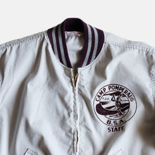 Load image into Gallery viewer, 1960's "CHAMPION" COTTON SPORTS JACKET (SZ MEDIUM / NATIVE FLOCK PRINT)