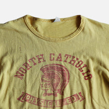 Load image into Gallery viewer, 1950's "CHAMPION" COTTON T-SHIRT (SZ LARGE / SUN FADE YELLOW)
