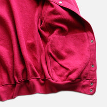 Load image into Gallery viewer, 1990's "CHAMPION" SNAP CARDIGAN (SZ MEDIUM / RASPBERRY / GOOD CONDITION)
