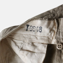 Load image into Gallery viewer, 1960's WORK CHINO TROUSER (SZ W30 L29 / GOOD CONDITION)