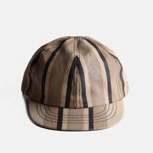 Load image into Gallery viewer, 1990's SHORT BILL STRIPE CAP (SZ 60cm / GOOD CONDITION)