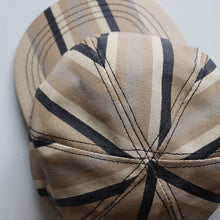 Load image into Gallery viewer, 1990's SHORT BILL STRIPE CAP (SZ 60cm / GOOD CONDITION)