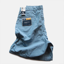 Load image into Gallery viewer, N.O.S "DOCKERS" COTTON CHAMBRAY WIDE SHORTS (W34)