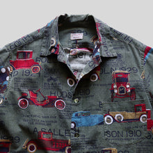 Load image into Gallery viewer, 1960's~ CLASSIC CAR COTTON S/S SHIRT (SZ XL / GOOD CONDITION)