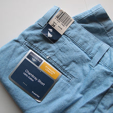 Load image into Gallery viewer, N.O.S "DOCKERS" COTTON CHAMBRAY WIDE SHORTS (W34)