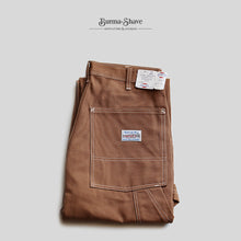 Load image into Gallery viewer, "CARTER'S" BROWN DUCK PAINTER PANTS (SZ W34×L32 / AROUND 1970's / DEADSTOCK)