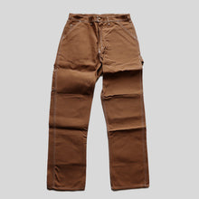 Load image into Gallery viewer, "CARTER'S" BROWN DUCK PAINTER PANTS (SZ W34×L32 / AROUND 1970's / DEADSTOCK)