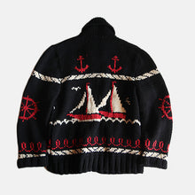 画像をギャラリービューアに読み込む, VINTAGE COWICHAN SWEATER (LARGE) RARE BLACK