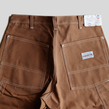 Load image into Gallery viewer, "CARTER'S" BROWN DUCK PAINTER PANTS (SZ W34×L32 / AROUND 1970's / DEADSTOCK)