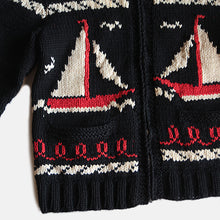 画像をギャラリービューアに読み込む, VINTAGE COWICHAN SWEATER (LARGE) RARE BLACK