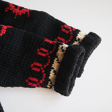 画像をギャラリービューアに読み込む, VINTAGE COWICHAN SWEATER (LARGE) RARE BLACK