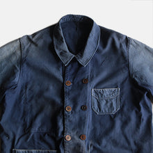 Load image into Gallery viewer, ~1940's FRENCH  DOUBLE BREASTED JACKET (AMAZING PATCH WORK)