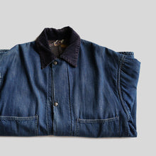 画像をギャラリービューアに読み込む, 1950's "BILT -WELL" DENIM COVERALL (SZ LARGE / GOOD AGING)