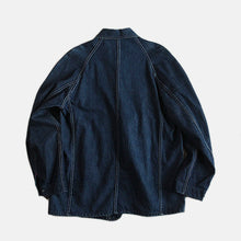 Load image into Gallery viewer, WW2 DENIM COVERALL WITH RED BUTTON (SZ MEDIUM)