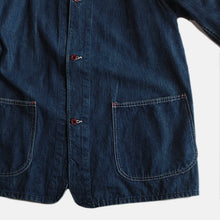 Load image into Gallery viewer, WW2 DENIM COVERALL WITH RED BUTTON (SZ MEDIUM)