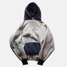 画像をギャラリービューアに読み込む, 1940's DOUBLE FACE TWO TONE COTTON SWEAT PARKA (X-LARGE)