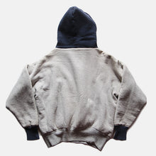 画像をギャラリービューアに読み込む, 1940's DOUBLE FACE TWO TONE COTTON SWEAT PARKA (X-LARGE)