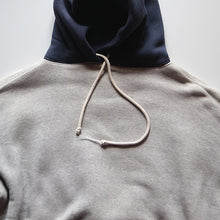 画像をギャラリービューアに読み込む, 1940's DOUBLE FACE TWO TONE COTTON SWEAT PARKA (X-LARGE)