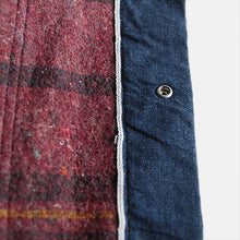 Load image into Gallery viewer, 1960's "CARTERS" DENIM CHORE JACKET WITH LINING (LARGE) NEAR DEAD STOCK