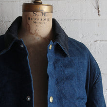 Load image into Gallery viewer, 1960's "CARTERS" DENIM CHORE JACKET WITH LINING (LARGE) NEAR DEAD STOCK