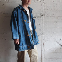 画像をギャラリービューアに読み込む, 1980's~ DENIM DUFFLE COAT (UNISEX)