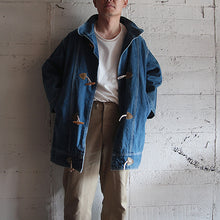 画像をギャラリービューアに読み込む, 1980's~ DENIM DUFFLE COAT (UNISEX)