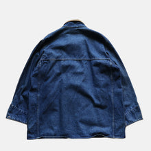 Load image into Gallery viewer, 1990's "RALPH LAUREN" FIRE MAN DENIM JACKET (SZ LARGE / MINT CONDITION)