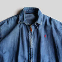画像をギャラリービューアに読み込む, 1980's "RALPH LAUREN" DENIM SWING TOP (SZ LARGE / MADE IN USA / GOOD CONDITION)
