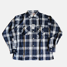 Load image into Gallery viewer, 1950's "MONTEREY" WOOL BOX PLAID SHIRT WITH BOX (SZ MEDIUM / DEADSTOCK)