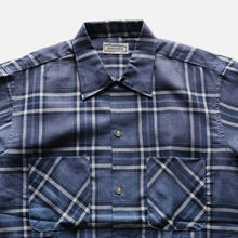 Load image into Gallery viewer, 1960's "W.T.GRANT" RAYON×COTTON BOX SHIRT (SZ 15 HALF / DEADSTOCK)