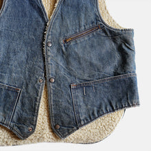 画像をギャラリービューアに読み込む, 1960's~ "MADEWELL" DENIM VEST (SZ MEDIUM / GOOD INDIGO)