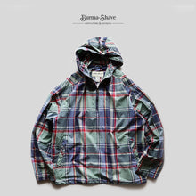 画像をギャラリービューアに読み込む, "EDDIE BAUER" MADRAS HOODED ANORAK (SZ LARGE / GOOD CONDITION / AROUND 1990's)
