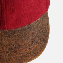 画像をギャラリービューアに読み込む, 1990's "EDDIE BAUER" OUTDOOR CAP (SZ L-XL / LEATHER & WOOL / MINT CONDITION)