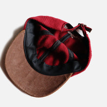 画像をギャラリービューアに読み込む, 1990's "EDDIE BAUER" OUTDOOR CAP (SZ L-XL / LEATHER & WOOL / MINT CONDITION)