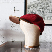画像をギャラリービューアに読み込む, 1990's "EDDIE BAUER" OUTDOOR CAP (SZ L-XL / LEATHER & WOOL / MINT CONDITION)