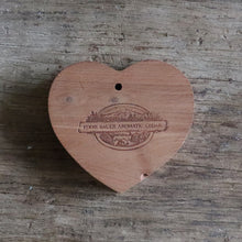 Load image into Gallery viewer, VINTAGE "EDDIE BAUER" WOOD ADBERTISING (HEART)