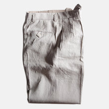 画像をギャラリービューアに読み込む, "MIDNORTH TAILORS" FRENCH LINEN WIDE LEG (ECRU)