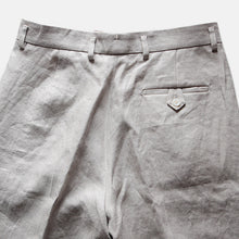 画像をギャラリービューアに読み込む, "MIDNORTH TAILORS" FRENCH LINEN WIDE LEG (ECRU)