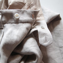 画像をギャラリービューアに読み込む, "MIDNORTH TAILORS" FRENCH LINEN WIDE LEG (ECRU)