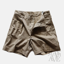 Load image into Gallery viewer, 1950's FRENCH ARMY M-52 CHINO SHORTS (SIZE NO.5 W35 / DEADSTOCK)