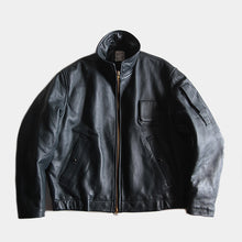 Load image into Gallery viewer, VINTAGE FRENCH AIR FORCE LEATHER JACKET (MEDIUM) MINT CONDITION