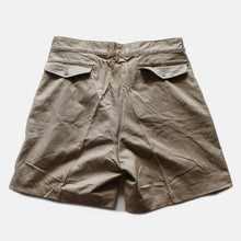 Load image into Gallery viewer, 1950's FRENCH ARMY M-52 CHINO SHORTS (SIZE NO.5 W35 / DEADSTOCK)