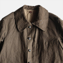 画像をギャラリービューアに読み込む, ~1930's FRENCH ARMY M-35 LINEN JACKET (MEDIUM) MINT CODITION