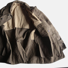 画像をギャラリービューアに読み込む, ~1930's FRENCH ARMY M-35 LINEN JACKET (MEDIUM) MINT CODITION