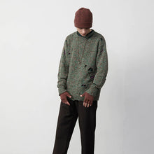 Load image into Gallery viewer, 50% OFF "FILL THE BILL" DAMAGE CREWNECK KNIT