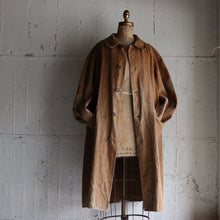 画像をギャラリービューアに読み込む, 1930's "IMPEREX" FRENCH BROWN LINEN HUNTING COAT WITH CAPE (SZ MEDIUM / GOOD FADE)